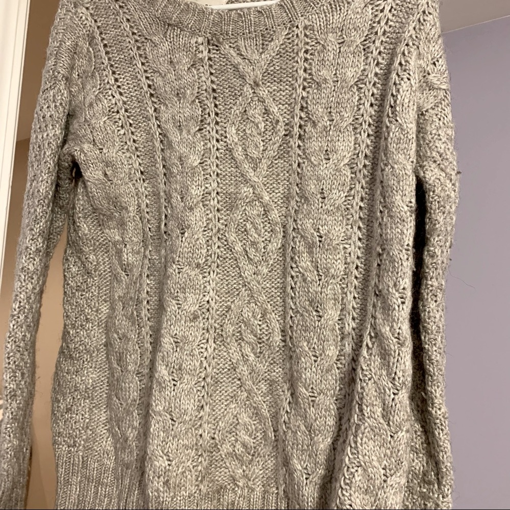 Oversized knit sweater